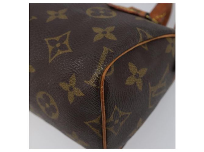 Louis Vuitton Speedy Mini HL Monogram Canvas Castaño - vista 7