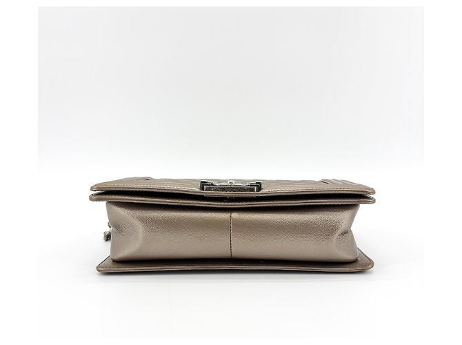 Chanel Boy Flap Quilted Calfskin Small Metallico - vista 6