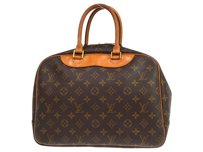 Louis Vuitton Deauville Monogram Canvas MM Marrone - vista 2