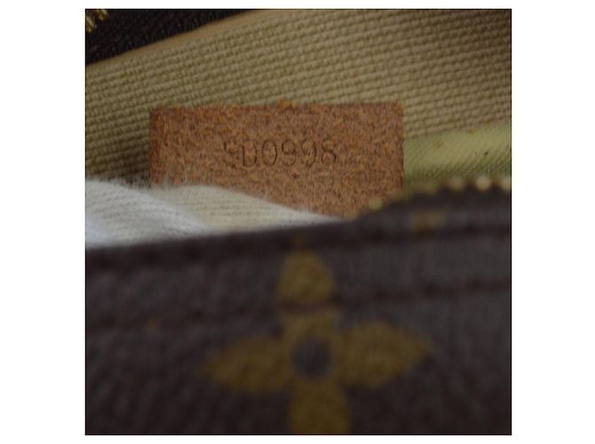Louis Vuitton Deauville Monogram Canvas MM Marrone - vista 5