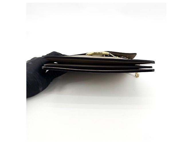 Chloé Clutch Chloe Faye in pelle e camoscio Beige - vista 6