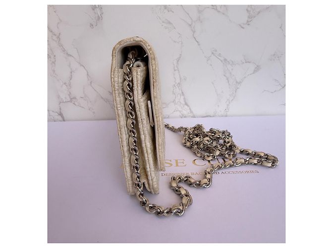 Chanel Wallet on Chain Tasche Beige - Ansicht 12