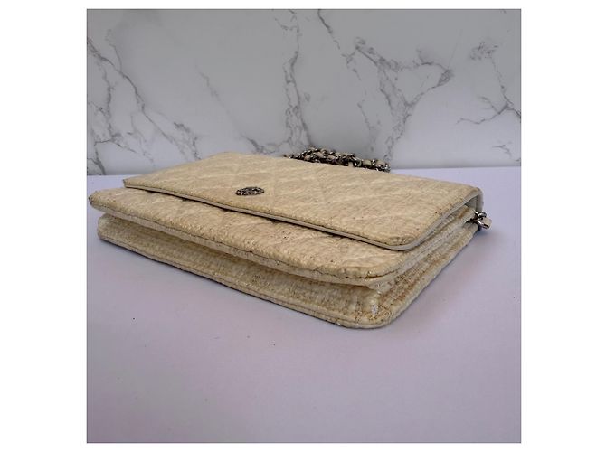 Chanel Wallet on Chain Tasche Beige - Ansicht 7