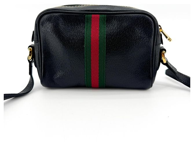 Borsa Gucci Ophidia in pelle nera Nero - vista 2