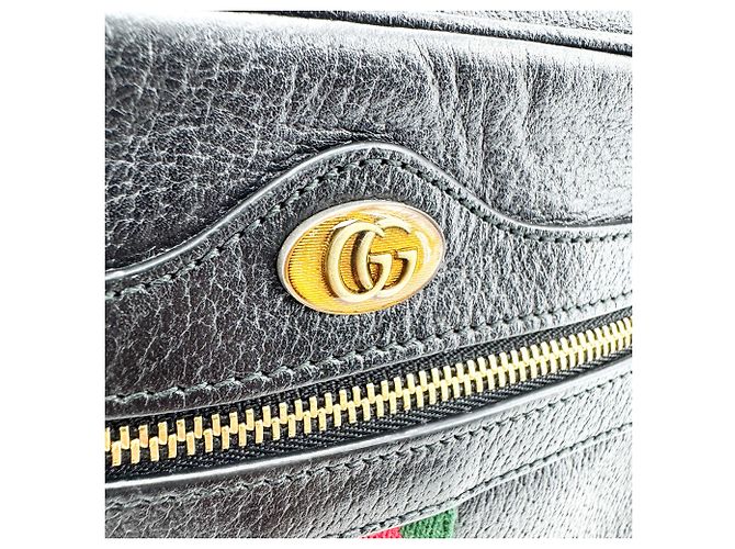 Borsa Gucci Ophidia in pelle nera Nero - vista 6