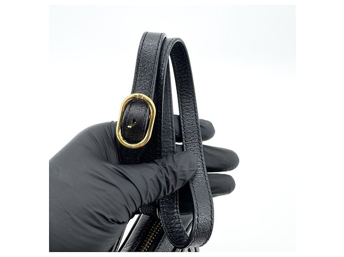 Borsa Gucci Ophidia in pelle nera Nero - vista 7