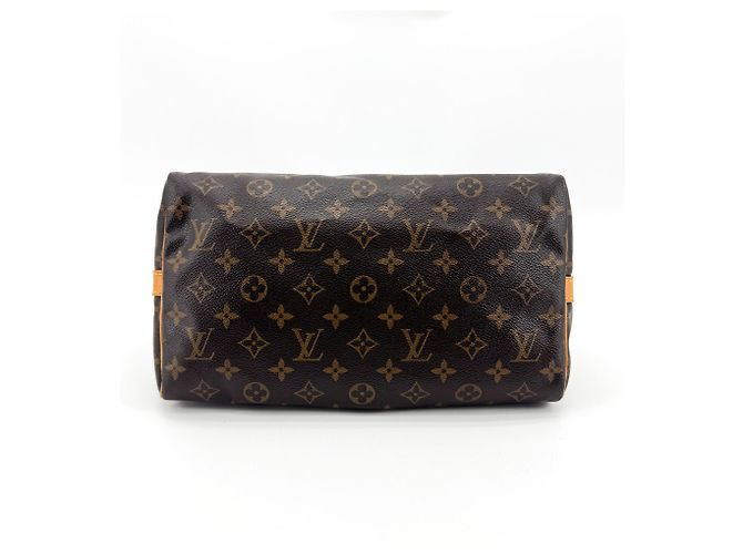 Louis Vuitton Speedy Bandouliere Monogram Canvas 30 Marrone - vista 6
