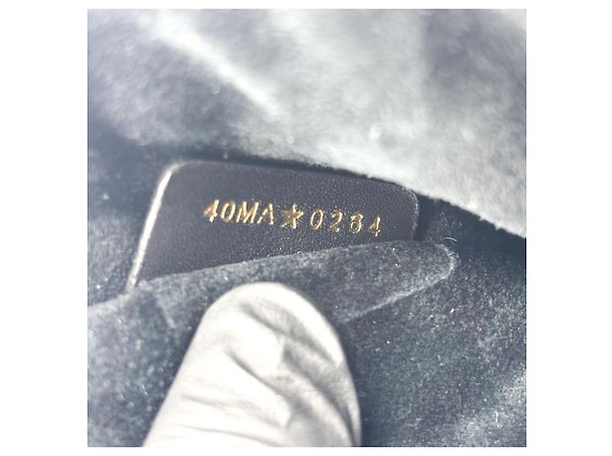 Christian Dior Toujours Macrocannage Quilt Calfskin Medium Nero - vista 7