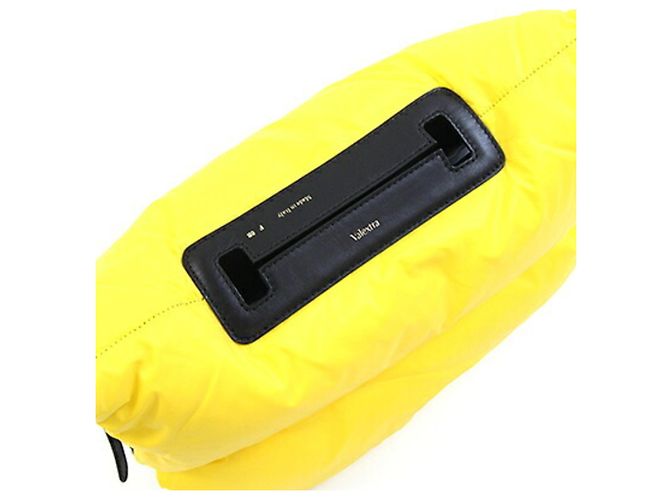 Copertura per borsa a mano Valextra SGES56517 Nero Giallo - vista 4