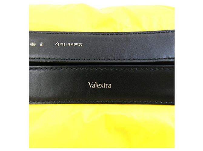Copertura per borsa a mano Valextra SGES56517 Nero Giallo - vista 5