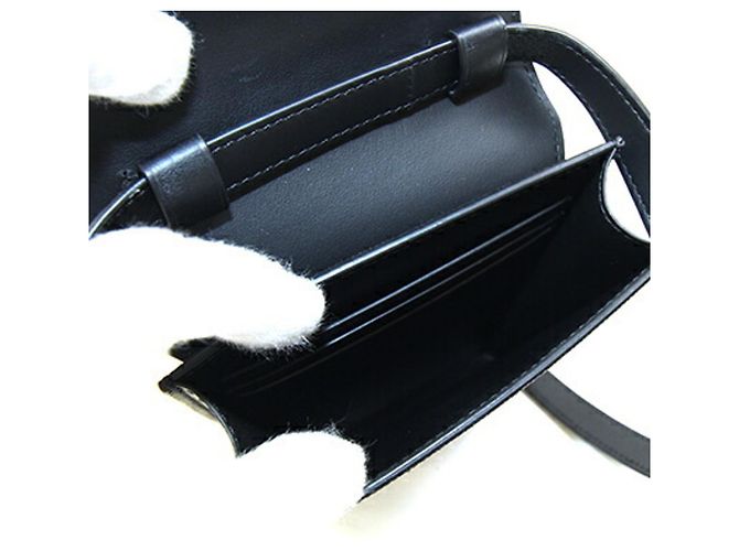 Alfred Dunhill Borsa a tracolla in pelle nera e grigia Dunhill Marrone Nero - vista 3