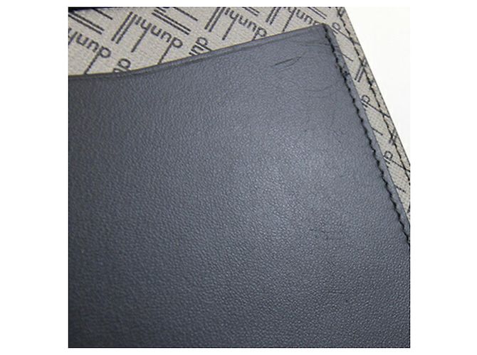 Alfred Dunhill Borsa a tracolla in pelle nera e grigia Dunhill Marrone Nero - vista 5