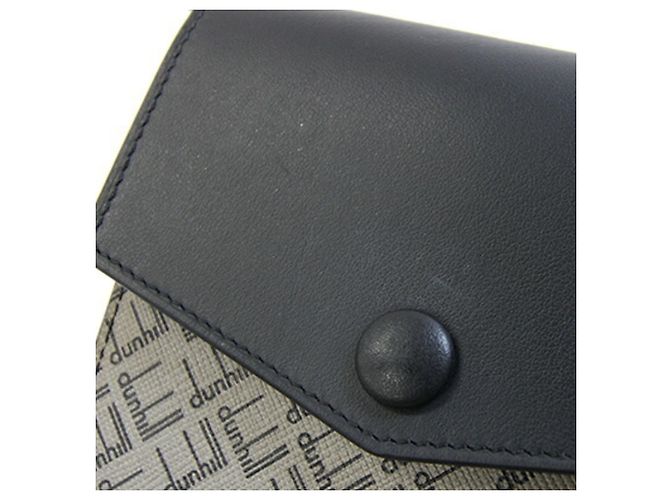 Alfred Dunhill Borsa a tracolla in pelle nera e grigia Dunhill Marrone Nero - vista 6