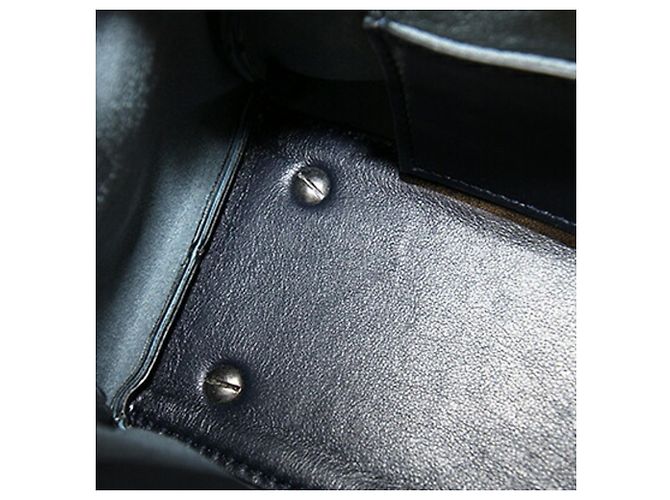 Borsa Tod's Collaborazione MrBafs Mini Boston in pelle azzurro e blu navy Blu chiaro - vista 8