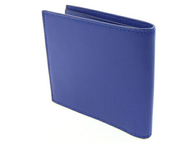 Burberry Blue Leather Bi-fold Wallet - view 2