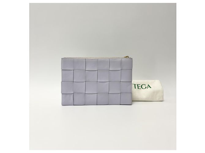 Bottega Veneta Mini clutch Intrecciato Mini Porpora - vista 2