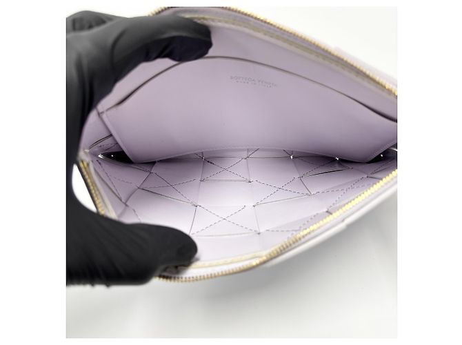 Bottega Veneta Mini clutch Intrecciato Mini Porpora - vista 7