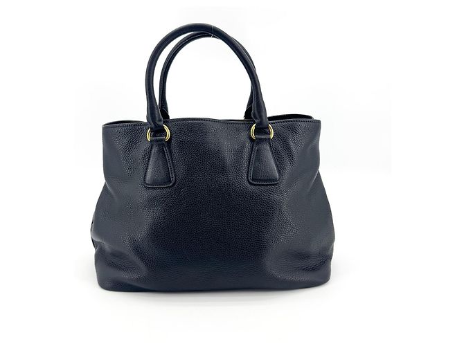 Sac à main Prada Convertible Top Handle Satchel Vitello Daino Medium Noir - vue 2