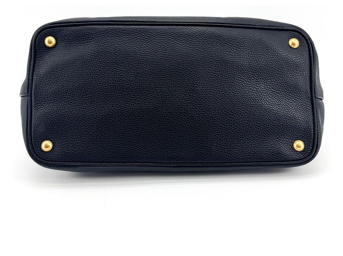 Sac à main Prada Convertible Top Handle Satchel Vitello Daino Medium Noir - vue 5