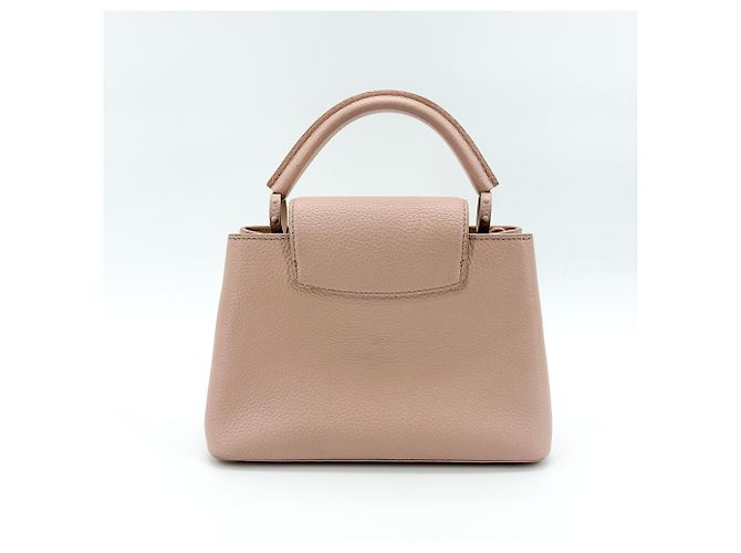 Louis Vuitton Flower Chain Capucines Leather BB Beige - vista 3