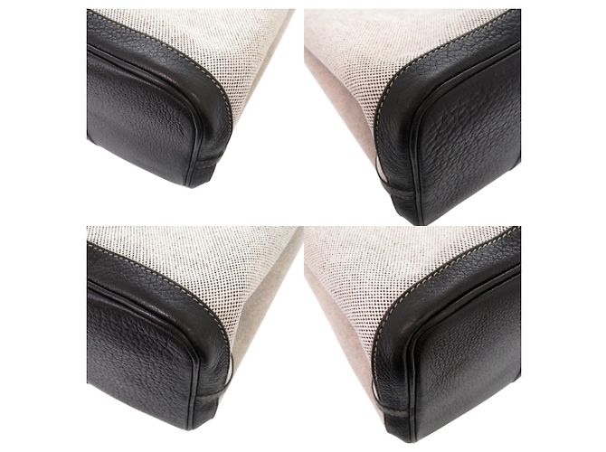 Hermès Hermes Garden Party 36 PM Tote Bag Braun Schwarz Roh - Ansicht 3