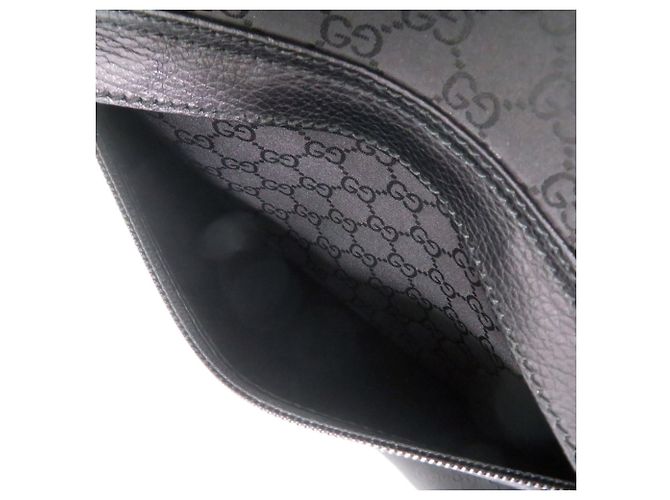 Borsa Tote Gucci in nylon e pelle nera Nero - vista 7