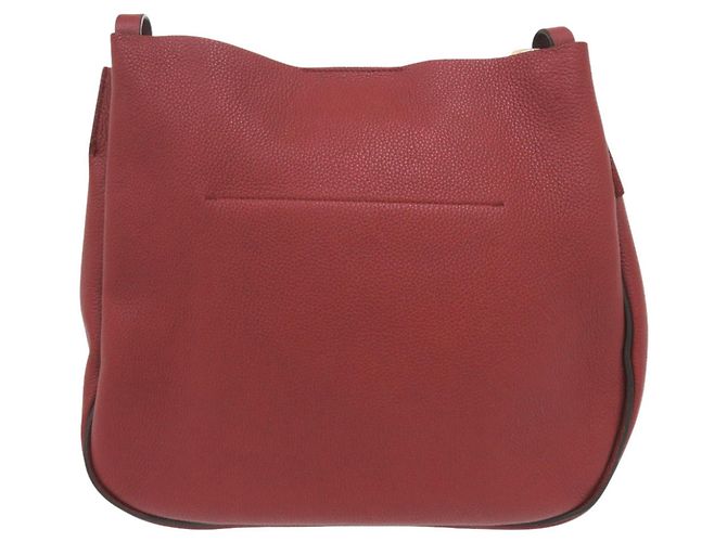 Borsa a tracolla Salvatore Ferragamo Gancini in pelle rossa Rosso - vista 2