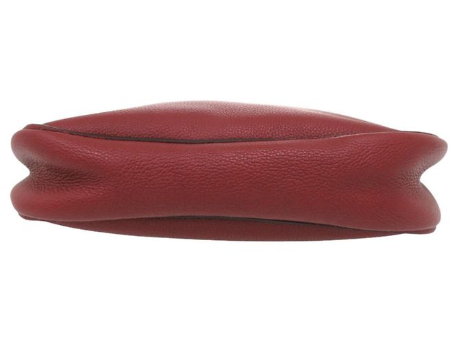 Borsa a tracolla Salvatore Ferragamo Gancini in pelle rossa Rosso - vista 3