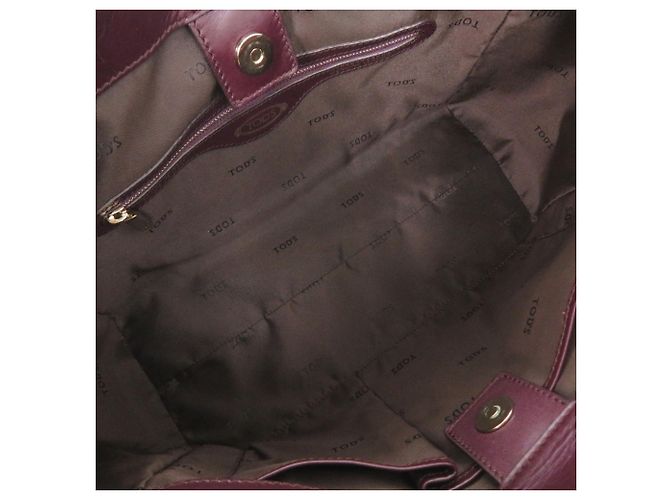 Tod's D-Styling Lederhandtasche Lila - Ansicht 6