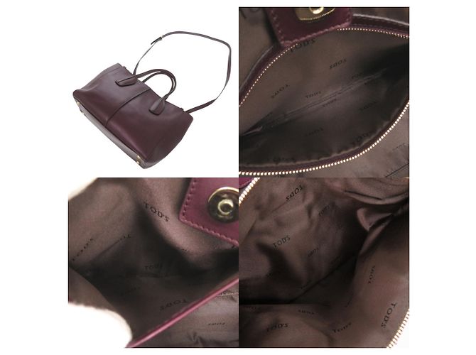 Tod's D-Styling Lederhandtasche Lila - Ansicht 7