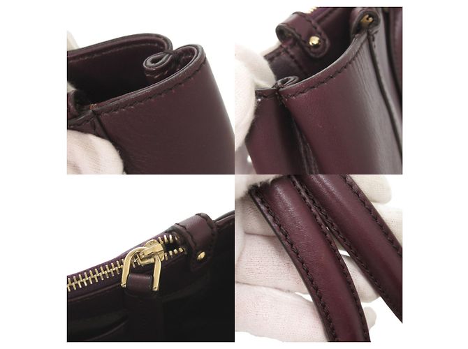 Tod's D-Styling Lederhandtasche Lila - Ansicht 9