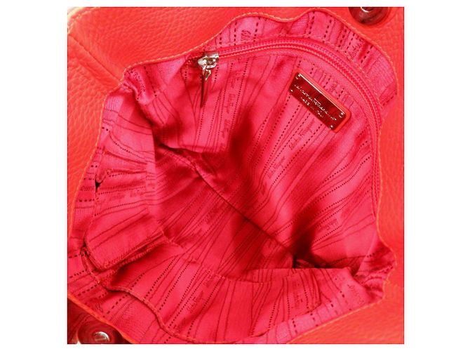 Borsa a tracolla Salvatore Ferragamo Gancini AU-21 B499 Arancione - vista 4