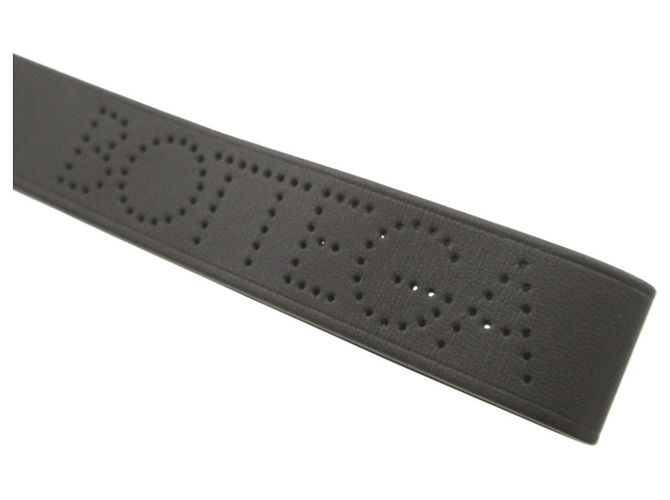 Portachiavi in pelle nera Bottega Veneta Nero - vista 3