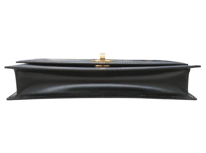 Bulgari Borsa a tracolla/pochette 2-Way in pelle nera con logo BVLGARI Nero - vista 4