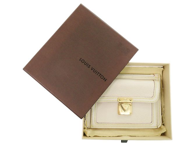 Louis Vuitton Suhali White Clutch Tasche Weiß - Ansicht 2