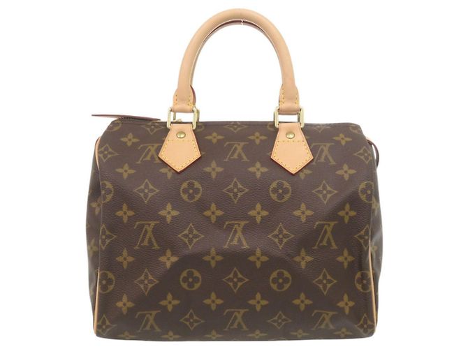 Borsa Louis Vuitton Speedy 25 Monogram Marrone Monogramma - vista 2