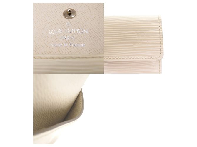 Louis Vuitton Ludlow Epi Münzbeutel Weiß - Ansicht 7