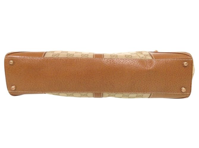 Borsa a spalla Gucci New Jackie Beige Cammello - vista 3