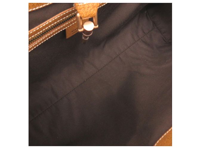 Borsa a spalla Gucci New Jackie Beige Cammello - vista 6