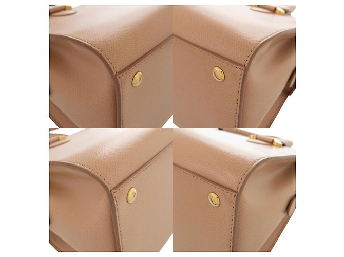 Borsa a tracolla in pelle Today di Salvatore Ferragamo Beige - vista 4