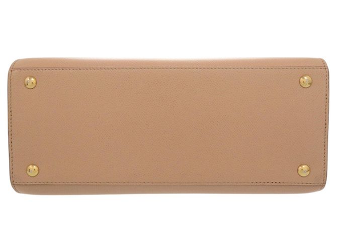Borsa a tracolla in pelle Today di Salvatore Ferragamo Beige - vista 5