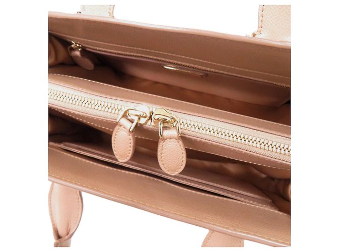 Borsa a tracolla in pelle Today di Salvatore Ferragamo Beige - vista 7