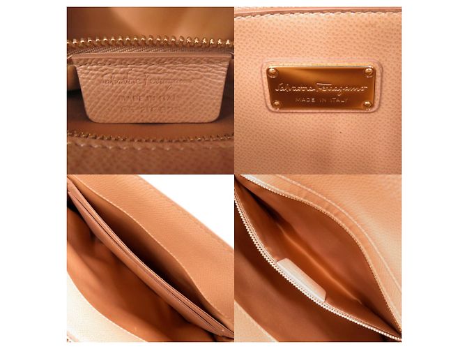 Borsa a tracolla in pelle Today di Salvatore Ferragamo Beige - vista 8