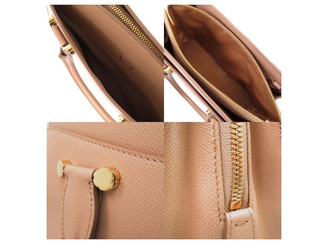 Borsa a tracolla in pelle Today di Salvatore Ferragamo Beige - vista 9