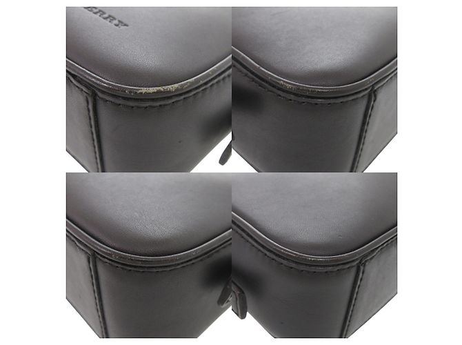 Borsa a tracolla Burberry Logo in pelle nera Nero - vista 4