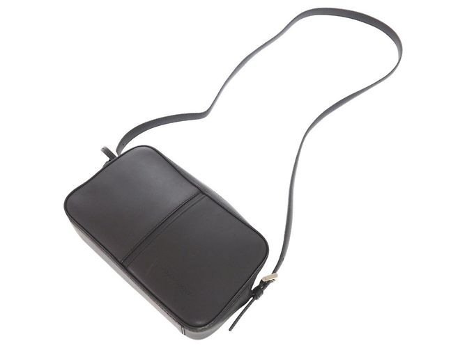 Borsa a tracolla Burberry Logo in pelle nera Nero - vista 5