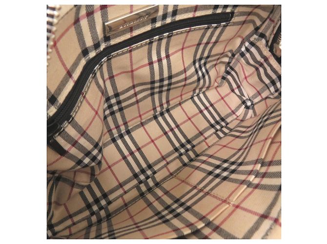Borsa a tracolla Burberry Logo in pelle nera Nero - vista 6