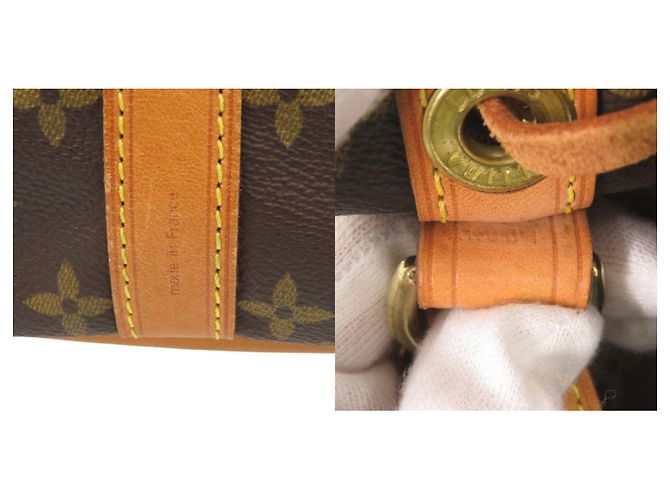 Noe Louis Vuitton Petit Noé Monogram Shoulder Bag M42226 Marrone Monogramma - vista 10
