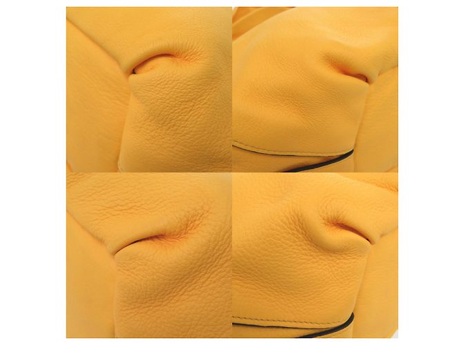 Céline Bolsa de mão Celine Bittersweet em couro Amarelo - vista 4