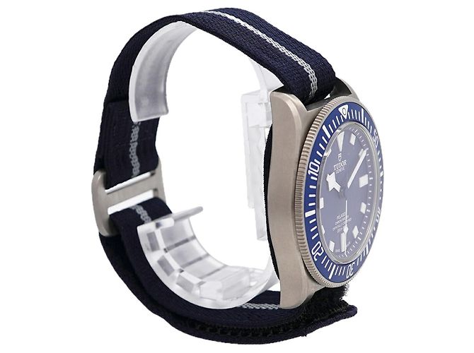 Autre Marque Orologio da uomo Tudor Pelagos FXD 25707B 25 Quadrante Blu - vista 3